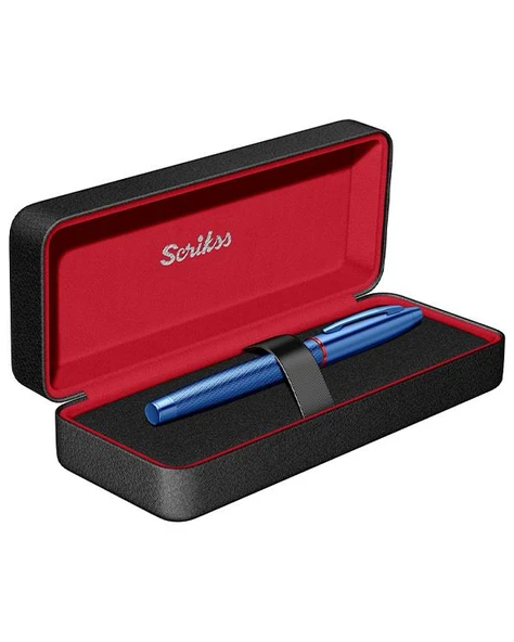 Scrikss Noble 35 Roller Kalem Metalik Mavi