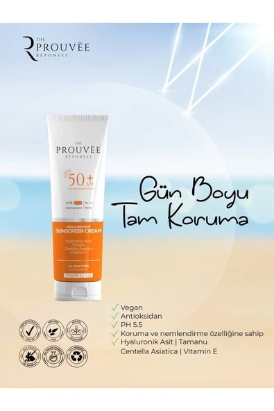 The Prouvee Reponses Sun Spf 50+ | Pa++++ Çok Yüksek Koruyucu Güneş Kremi 75 Ml (vegan) - 3