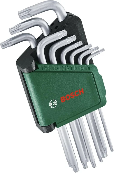 Bosch Torx Allen Anahtar Takımı 9 Parça