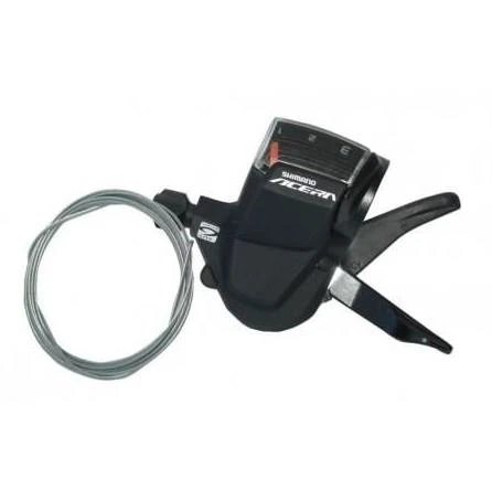 Shımano Acera SL-M3000-L Sol 3'lü Vites Kolu 3V Siyah Sol 3lü Kelebek Vites Kolu - 4