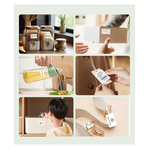 NIIMBOT B21S Bluetooth Taşınabilir Termal Etiket Yazıcı-Yeşil - 5