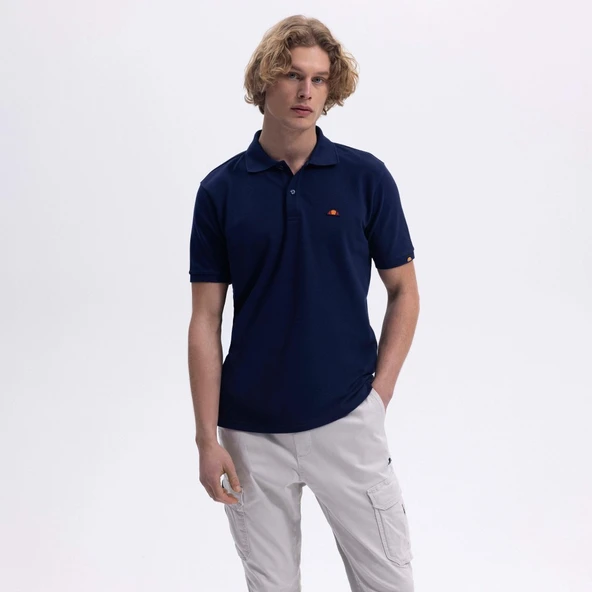 Ellesse Erkek Lacivert Polo Yaka Tişört EM460