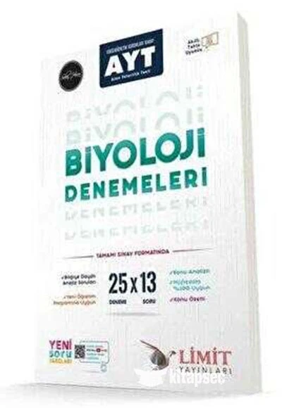LİMİT YAYINLARI AYT 25'Lİ BİYOLOJİ DENEME