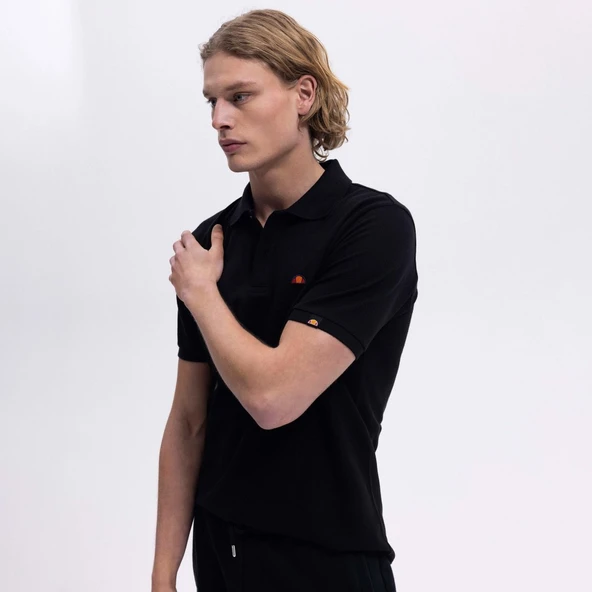 Ellesse Erkek Siyah Polo Yaka Tişört EM460