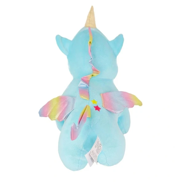 Nessiworld 5018 Kadife Mavi Unicorn -My Friend Toys - 4