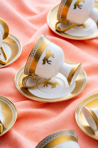 Acar HXF-06922 Franco 6lı Kahve Fincan Takımı - 2