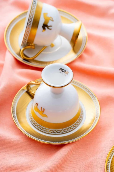 Acar HXF-06922 Franco 6lı Kahve Fincan Takımı - 5