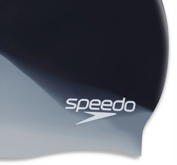 Speedo Çok Renkli Silc Cap Siyah/Monument/Faded Storm Bone 8-0616906389 - Resim 5