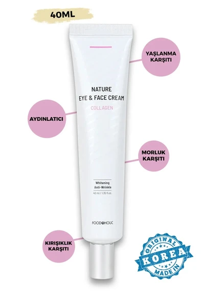 Nature Kolajen Yüz&Göz Kremi 40 mL