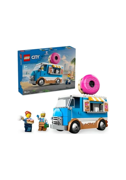 Lego City Donut Kamyonu 60452 Lisanslı Ürün