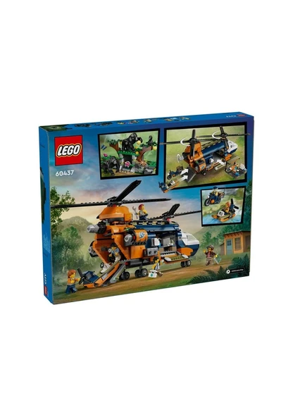 Lego City Orman Kaşifi'nin Helikopteri Kamp Yerinde 60437 Lisanslı Ürün - 2