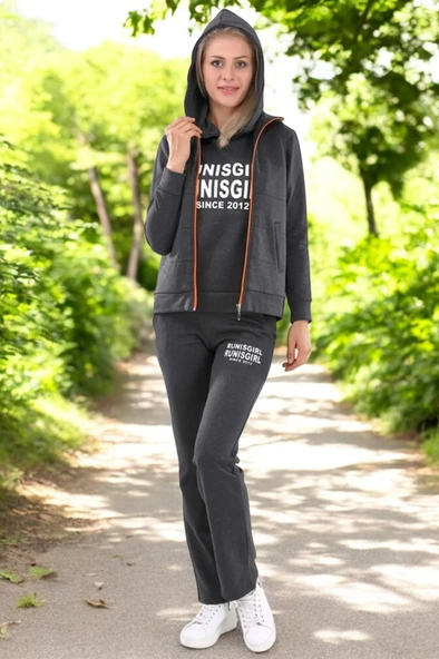 Kışlık Şık Rahat Üçlü Eşofman Takımı