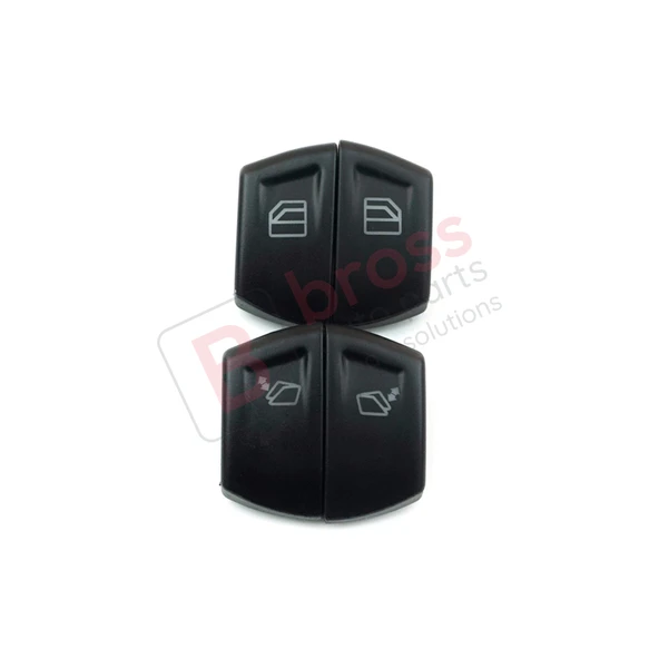 Mercedes Vito Viano Mixto W639 2003-2015 A6395451313 İçin 4 Adet Ön Sürücü Cam Düğme Kapağı ürün görseli 1