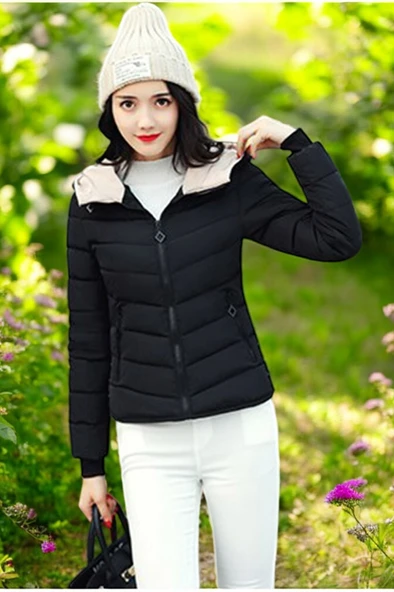 Kışlık Kısa Tarz Kadın Şişme Mont ürün görseli