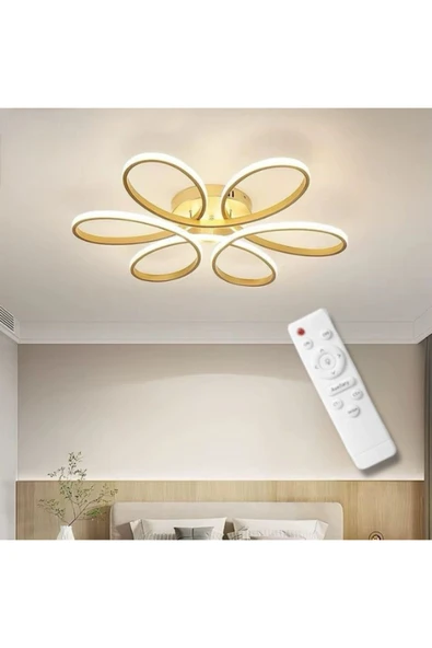 Lampiqa Layla Led Avize Kumandalı Eskitme - 3 Renk