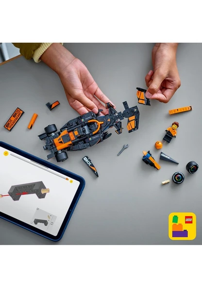 Lego Speed Champions Mclaren F1 Team MCL38 Yarış Arabası 77251 Lisanlı Ürün - Resim 7