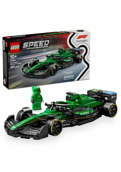 Lego Speed Champions Aston Martin Aramco F1 AMR24 77245 Lisanslı Ürün