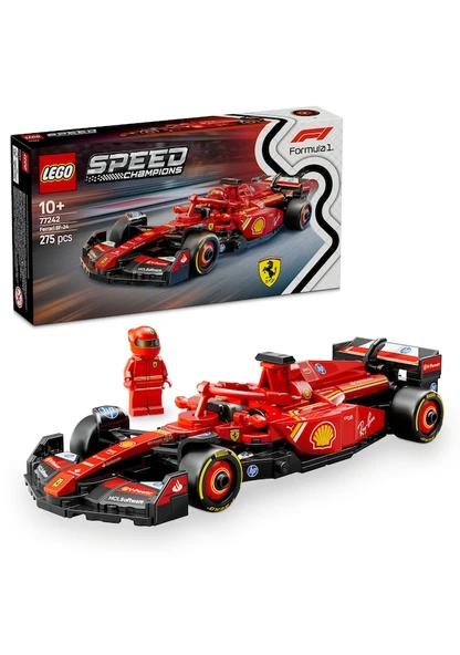 Lego Speed Champions Ferrari Sf-24 F1 Yarış Arabası 77242 Lisanslı Ürün - Resim 6