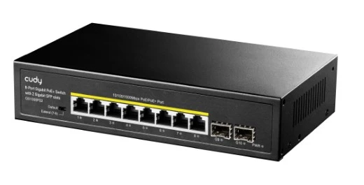 Cudy GS1008PS2 8 Port 10/100/1000Mbps 2*SFP VLAN&Extend Mode 250m 120W POE+ Ethernet Switch - 2