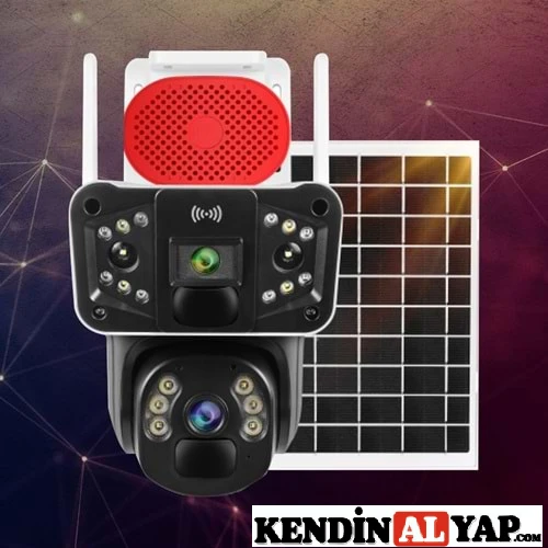 O-Kam 3915 Full HD Solar Güneş Enerjili 4G Gece Görüşlü Güvenlik Kamerası - 2