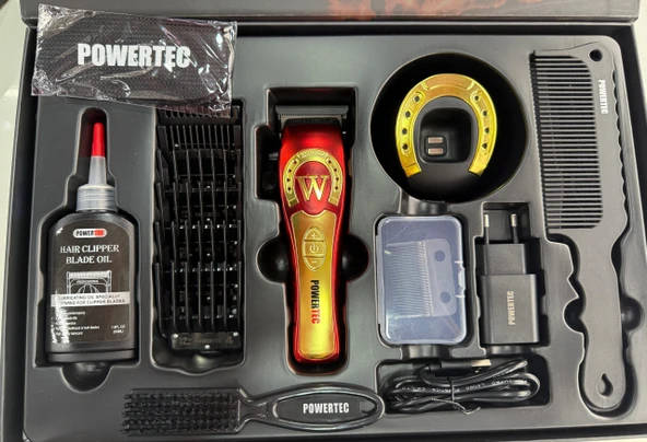 TR-4800 Tam Profesyonel 9.000rpm 8 Kademeli Saç-Sakal Kesim Makinesi +Yedek Seramik Bıçak Seti - 2