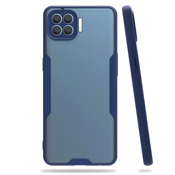 Oppo Reno 4 Lite Kılıf Parfe Kenarları Pastel Renk Silikon Kılıf - Resim 7