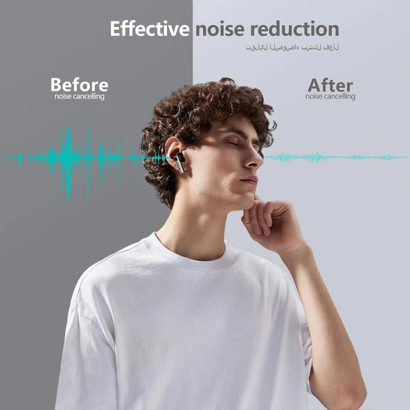 Bluetooth Kulaklık Kablosuz uzun şarj Wireless Gaming Oyuncu - Resim 4