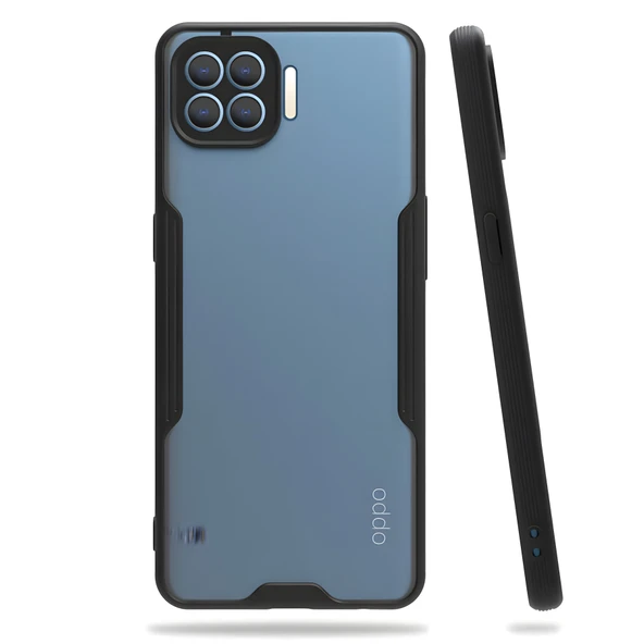 Oppo Reno 4 Lite Kılıf Parfe Kenarları Pastel Renk Silikon Kılıf - Resim 3