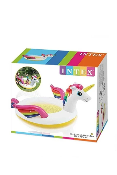 Intex Tek Boynozlu At Çocuk Havuzu 272x193x104cm Ih57441 - 3