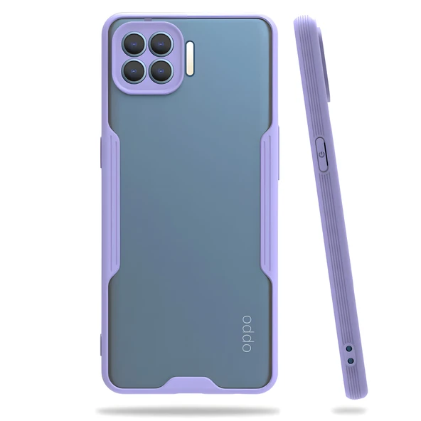 Oppo Reno 4 Lite Kılıf Parfe Kenarları Pastel Renk Silikon Kılıf - Resim 8