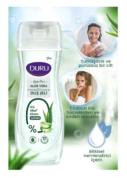 Duru Hydro Pure Duş Jeli Aloevera 450 ml 512112 - 2