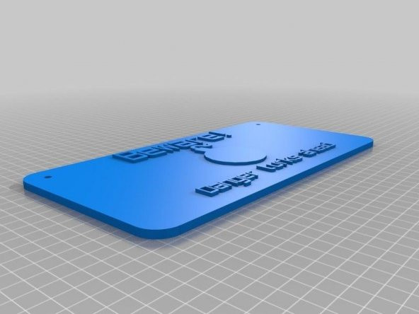 Dikkat Et İşareti Plastik Aparat