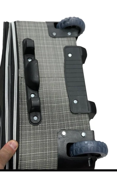 Ayakkabı Kapınızda Orta Boy Gri Nvg Bavul Valiz - 2