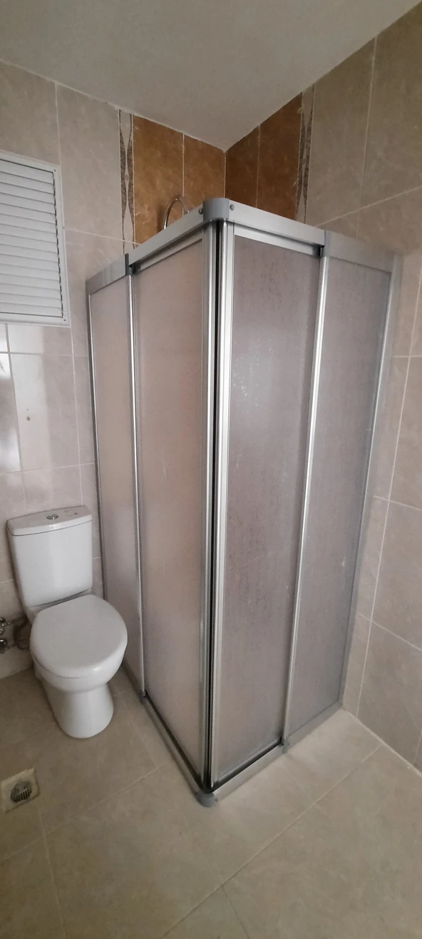 Girayduş 70x80 köşe girişli parlak profil mika duşa kabin - 2
