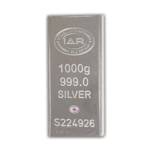 E-GÜMÜŞ 1000GR Külçe Gümüş