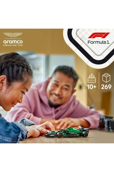 LEGO ® Speed Champions Aston Martin Aramco F1® AMR24 Yarış Arabası 77245-10+ Yapım Seti(269 Parça) - 9