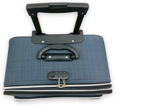 ayakkabı kapınızda büyük boy mavi nvg bavul valiz - 4