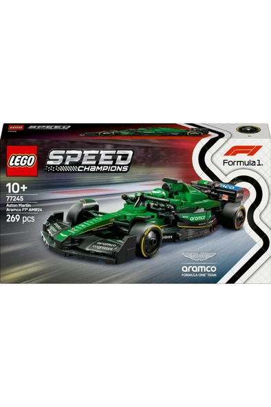 LEGO ® Speed Champions Aston Martin Aramco F1® AMR24 Yarış Arabası 77245-10+ Yapım Seti(269 Parça) - 3