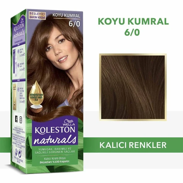 Koleston Naturals Saç Boyası Koyu Kumral 6-0 - 1