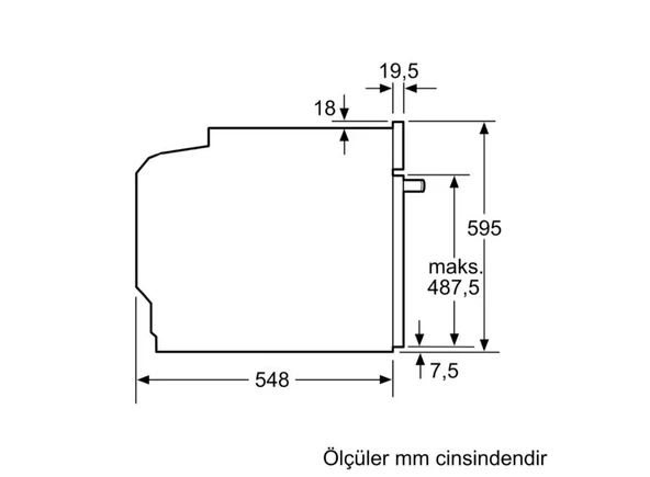 BOSCH HJG852YW0T 76LT BEYAZ ANKASTRE FIRIN - 3