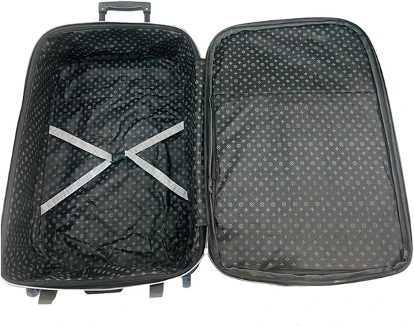 ayakkabı kapınızda büyük boy mavi nvg bavul valiz - 3