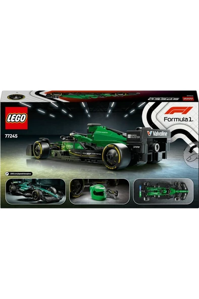 LEGO ® Speed Champions Aston Martin Aramco F1® AMR24 Yarış Arabası 77245-10+ Yapım Seti(269 Parça) - 4