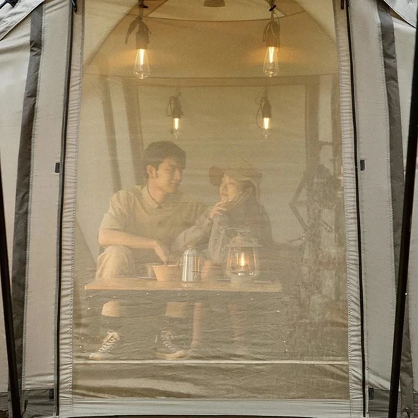 NATUREHİKE GLAMPİNG UPF50+ARİS BETA 4-6 KİŞİLİK TÜNEL ÇADIR - 5