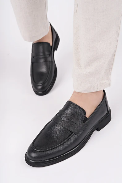 Muggo EUPHO Hakiki Deri Erkek Günlük Klasik Ayakkabı - 12