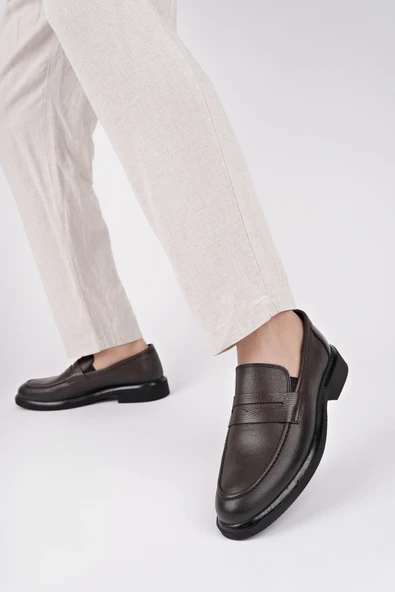 Muggo EUPHO Hakiki Deri Erkek Günlük Klasik Ayakkabı - 6