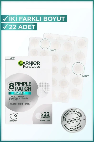 Garnier Pimple Patch 22'li Sivilce Bandı / Hidrokolloid Bant / Akne Karşıtı 22li Bant - 6