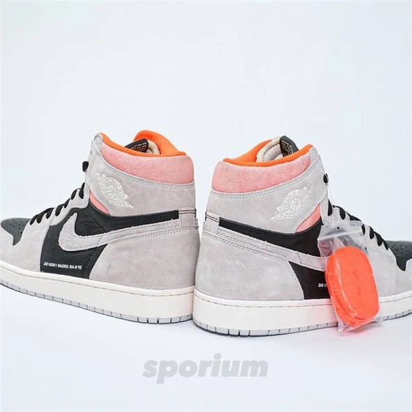 Nike Air Jordan 1 Retro High OG Grey Crimson - 3