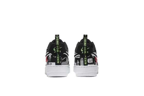 Nike Air Force 1 07 LX Worldwide Pack Black White Flash Crimson - 2