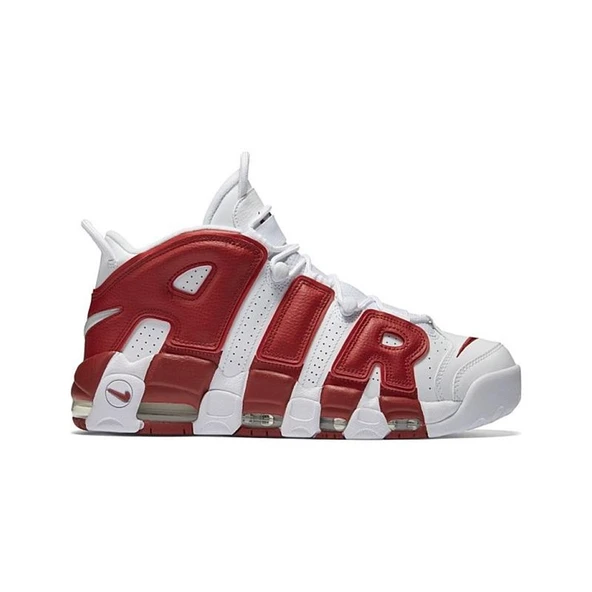 Nike Air More Uptempo White Gym Red