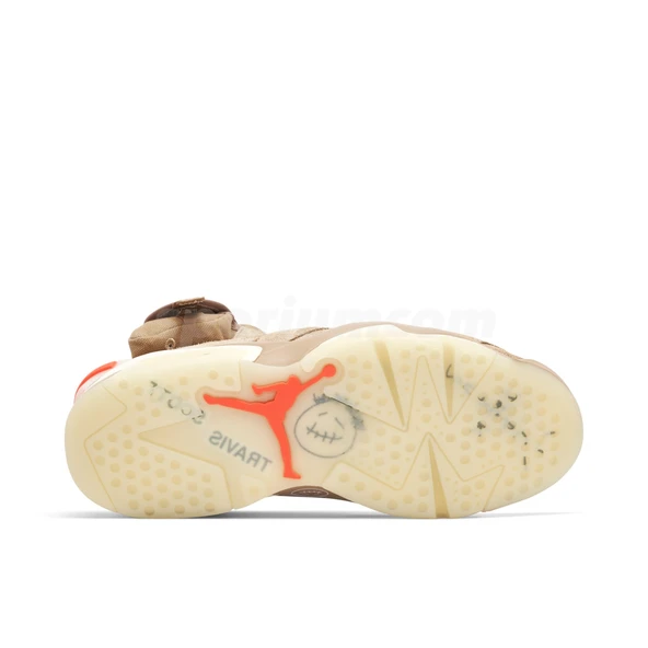 Nike Air Jordan Retro 6 Travis Scott British Khaki - 2